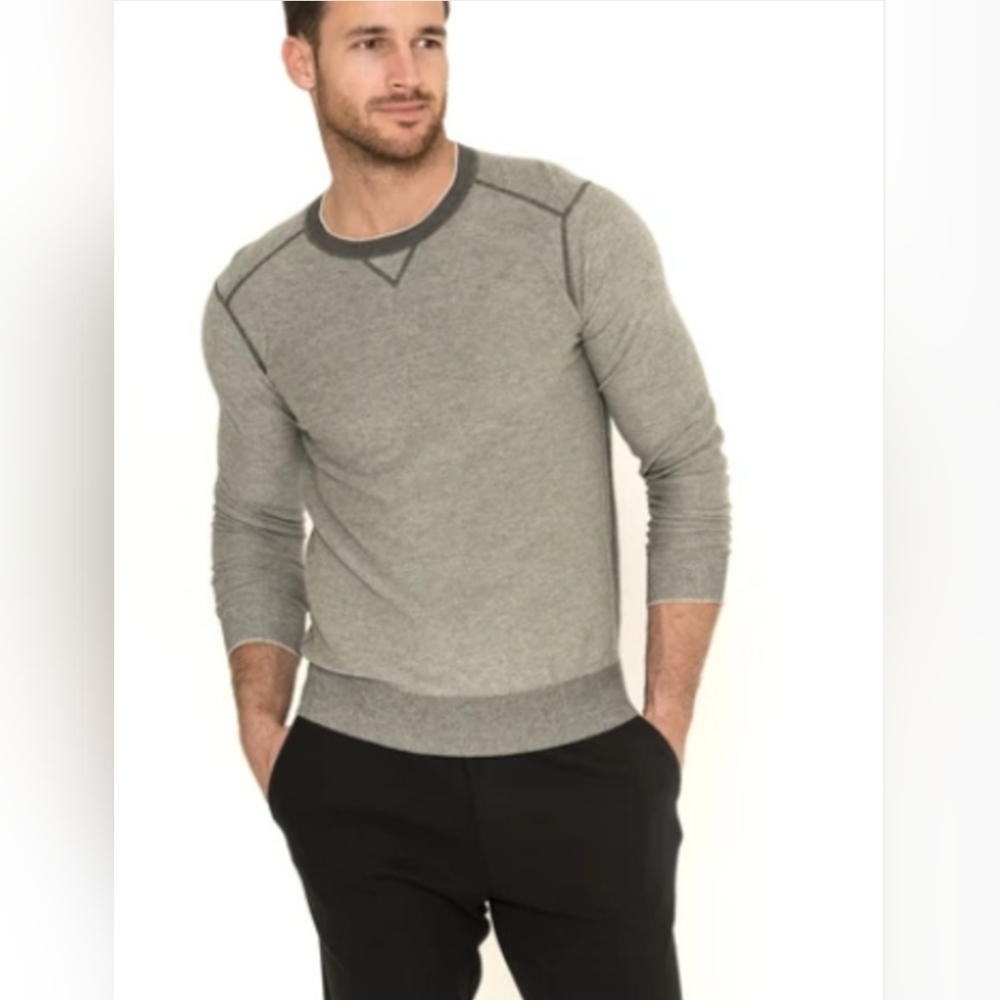 Raffi‎ Mens Crew neck Reverse Vansie Cotton Sweater Size M